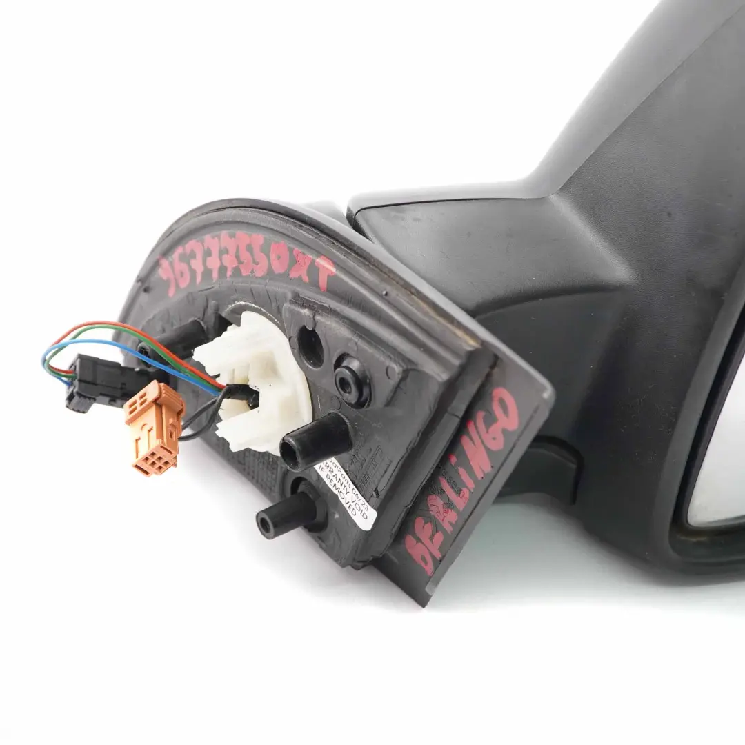 Wing Mirror Citroen Berlingo Peugeot Partner Right O/S Primed to with Part number 96777550XT Wing Mirror Citroen Berlingo Peugeot Partner Right O/S Primed - SKU rhd-96777550XT - Part number 96777550XT