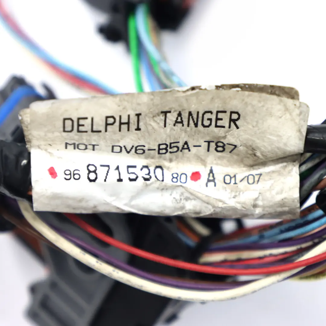 Wiring Cable Loom Harness to Peugeot 3008 1.6 HDI Diesel Engine with Part number 9687153080 Peugeot 3008 1.6 HDI Diesel Engine Wiring Cable Loom Harness - SKU rhd-9687153080 - Part number 9687153080