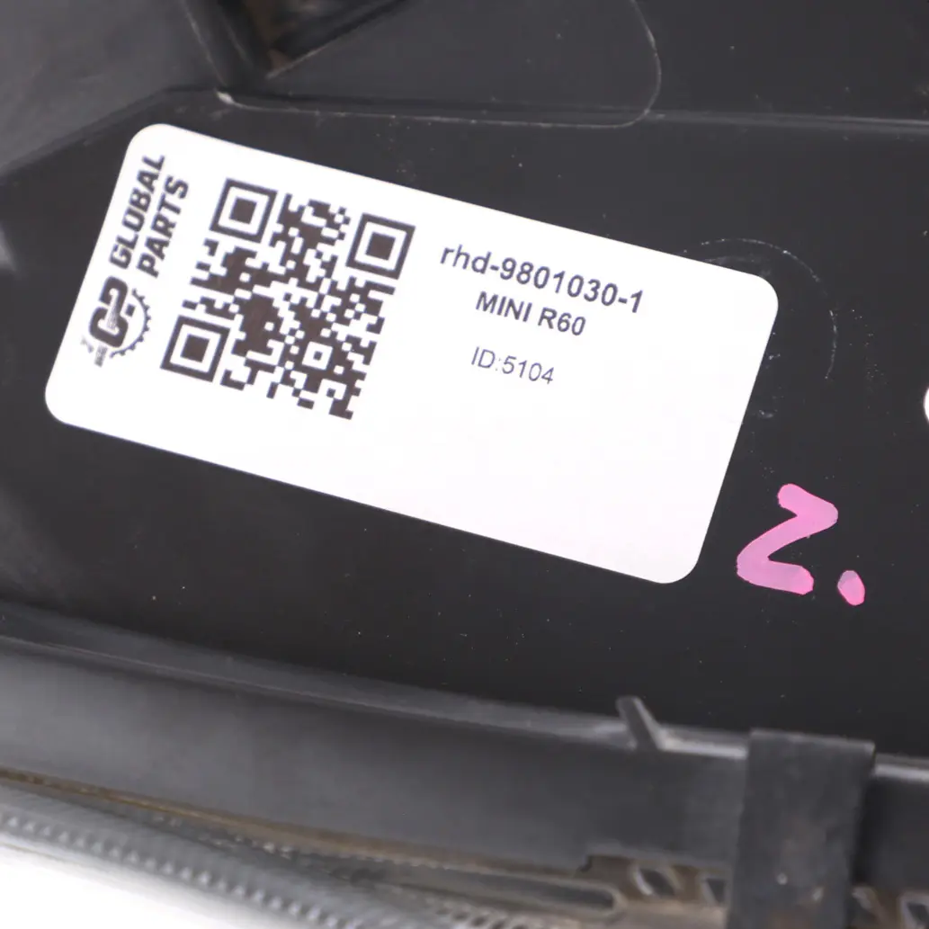 Headlight Turn Indicator Yellow Front Right O/S to Mini Countryman R60 Paceman R61 with Part number 9801030 Mini Countryman R60 Paceman R61 Headlight Turn Indicator Yellow Front Right O/S - SKU rhd-9801030-1 - Part number 9801030