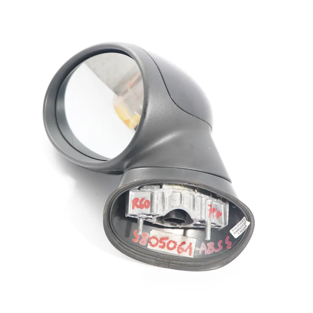  Wing Mirror Mini R60 R61 Heated Left Door N/S Absolute Black Metallic B11 7 Pin - SKU rhd-9805061-ABS4 - Part number 9805061