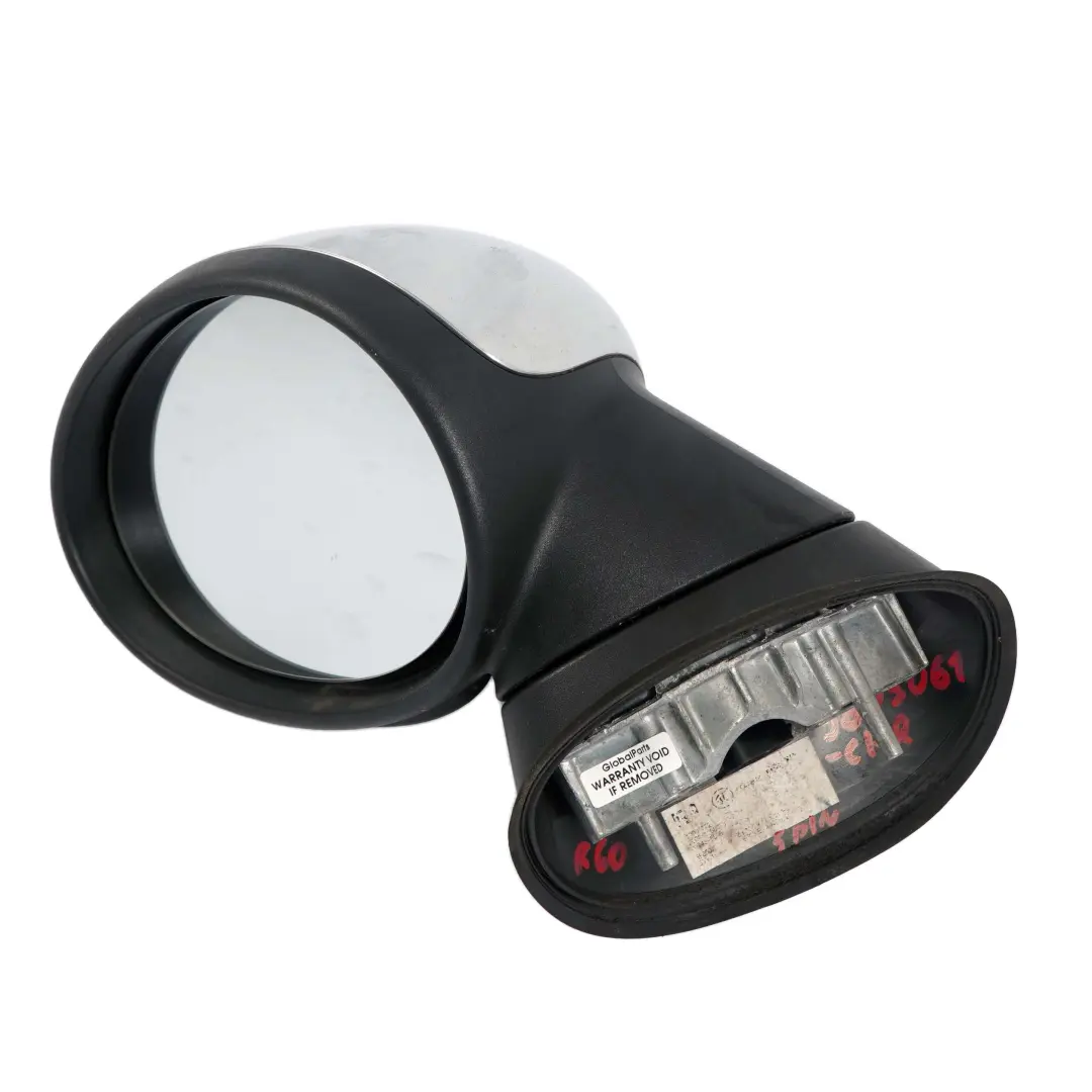 Door Wing Mirror Mini R60 Countyman R61 Paceman Heated Left N/S 5 Pins Chrome to with Part number 9805061 Door Wing Mirror Mini R60 Countyman R61 Paceman Heated Left N/S 5 Pins Chrome - SKU rhd-9805061-CHR - Part number 9805061