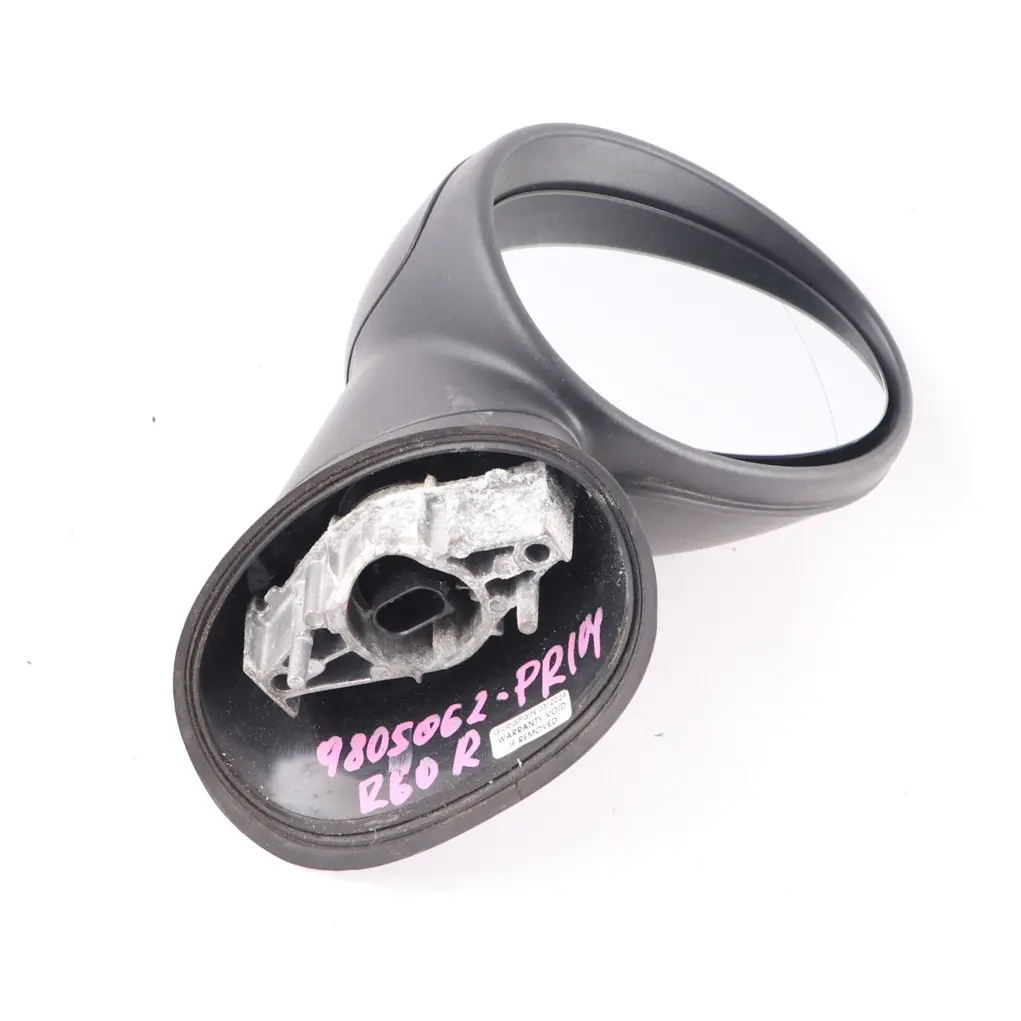 Wing Mirror BMW R60 R61 Heated Right O/S Door Primed Black to with Part number 9805062 Wing Mirror BMW R60 R61 Heated Right O/S Door Primed Black - SKU rhd-9805062-PRIM - Part number 9805062