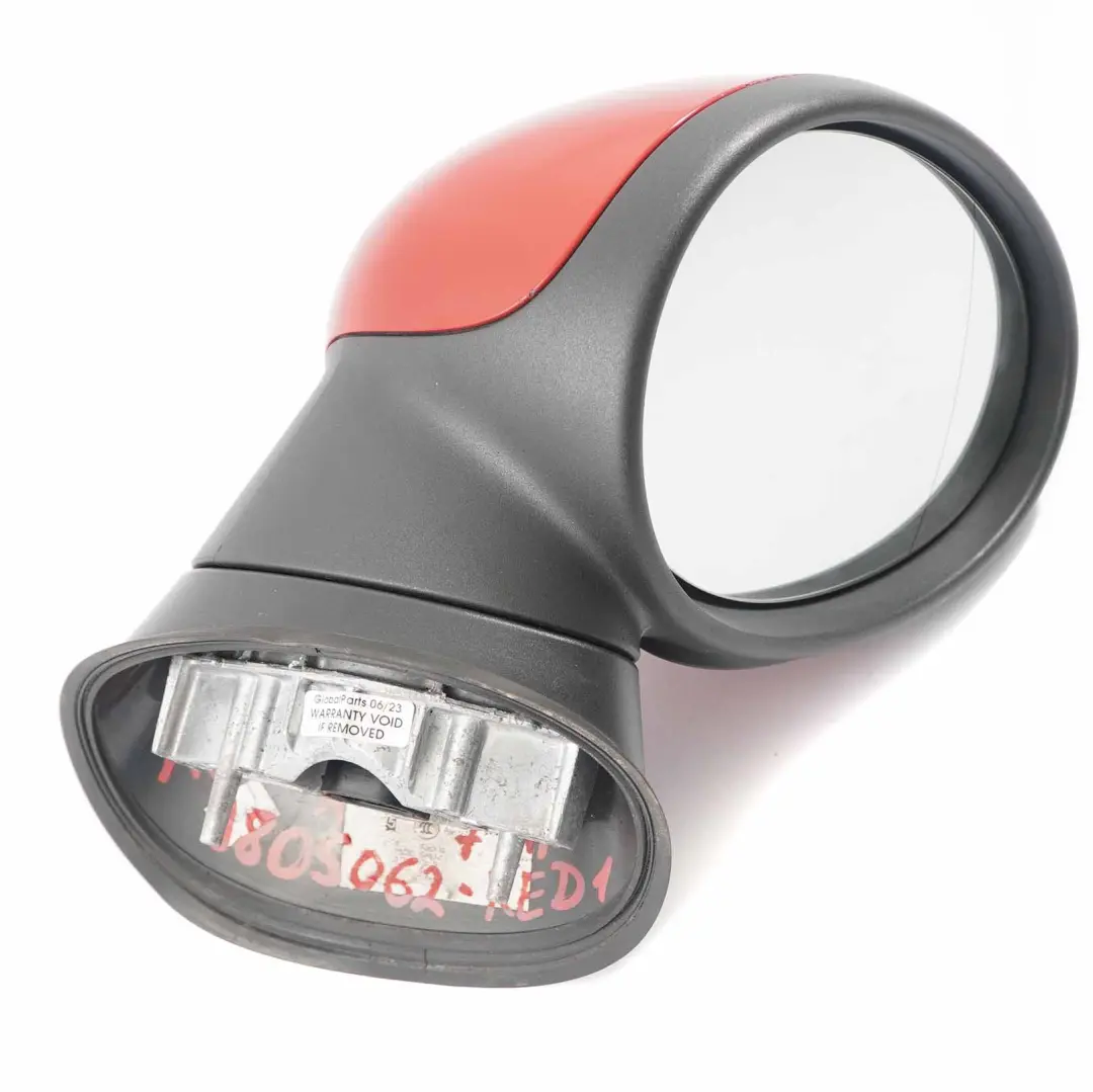  Wing Mirror Mini Countyman R60 Paceman R61 Heated Door Right O/S Red 7 Pins - SKU rhd-9805062-RED1 - Part number 9805062