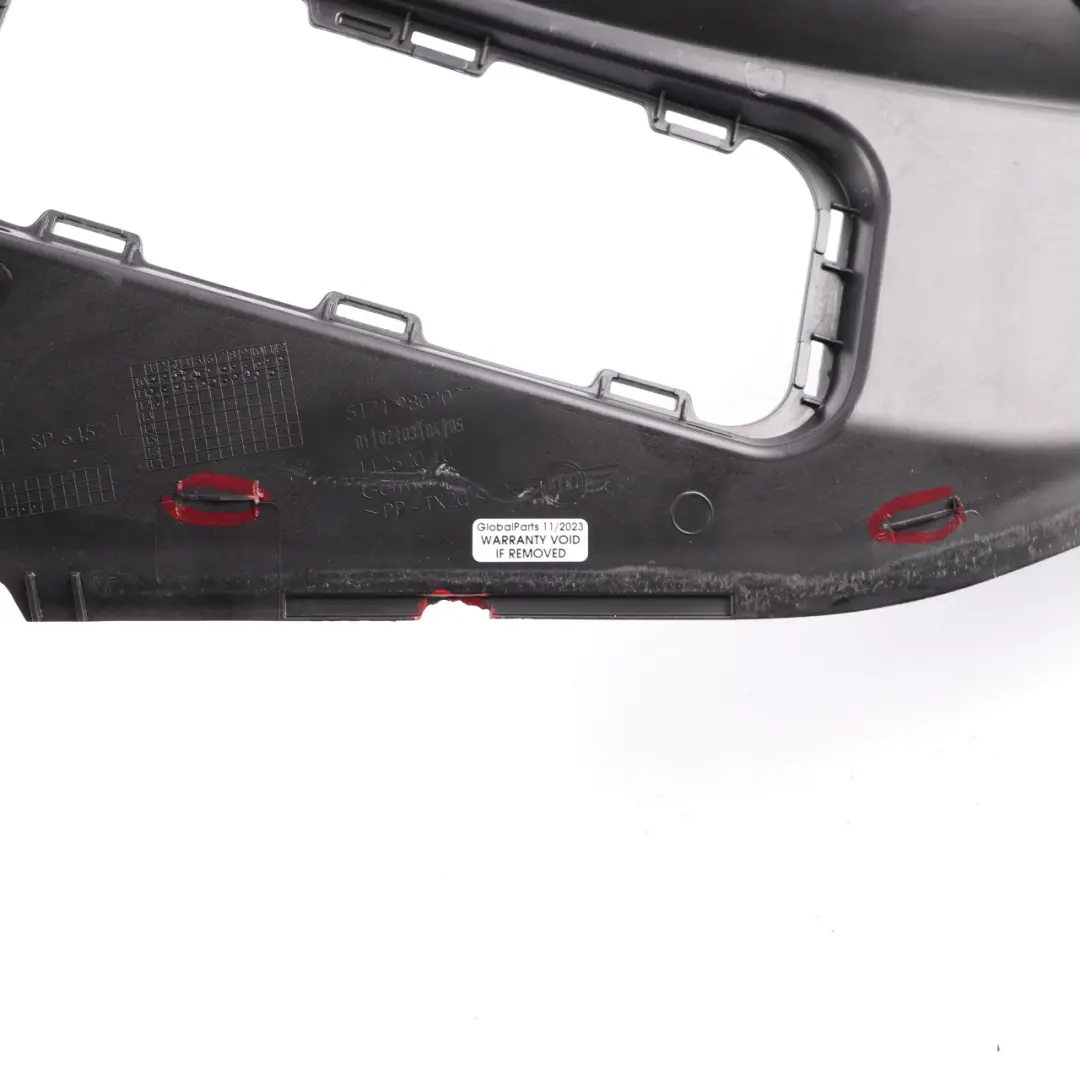 Mini R60 R61 Apron Scuttle Cover Trim Panel Left N/S Black - SKU rhd-9808097-1 - Part number 9808097