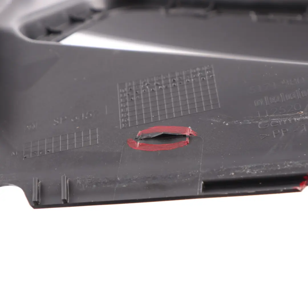 Mini R60 R61 Apron Scuttle Cover Trim Panel Left N/S Black - SKU rhd-9808097-1 - Part number 9808097