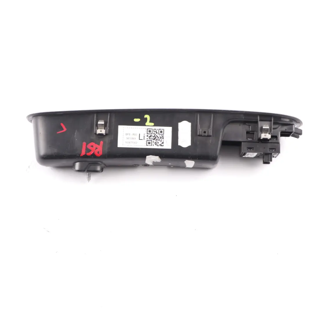 Mini Countryman R60 Front Right O/S Door Trim Panel Recessed Grip Switch - SKU rhd-9811172 - Part number 9811172
