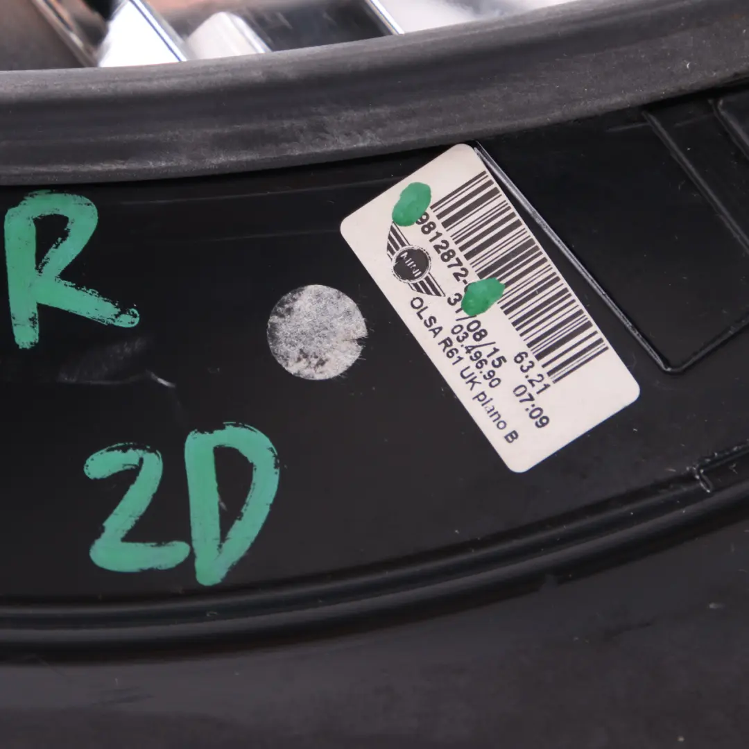 Lamp Mini Paceman R61 Side Tail Light Taillight Right O/S to Rear with Part number 9812872 Rear Lamp Mini Paceman R61 Side Tail Light Taillight Right O/S - SKU rhd-9812872 - Part number 9812872