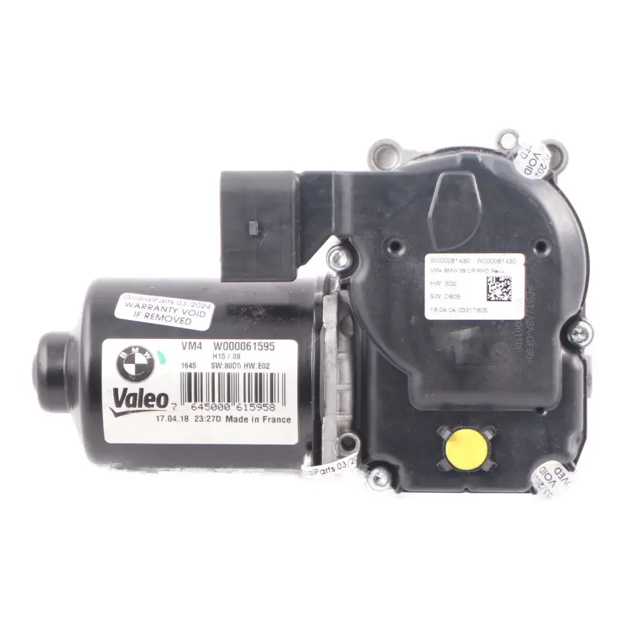 BMW G30 G31 Front Windscreen Motor Wiper System Linkage - SKU rhd-9851352 - Part number 9851352