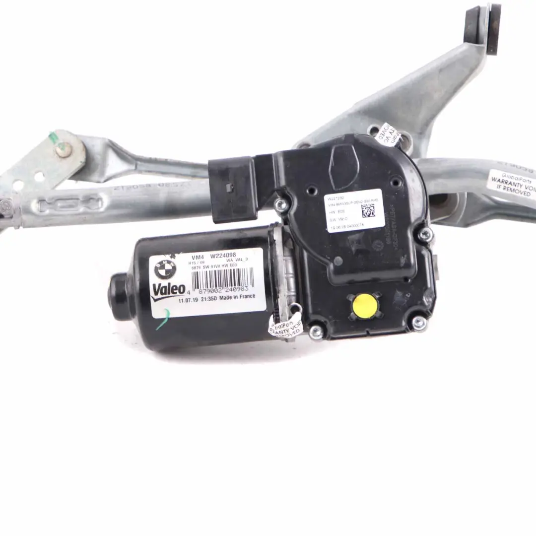 BMW G30 G31 Front Windscreen Motor Wiper System Linkage - SKU rhd-9851352 - Part number 9851352
