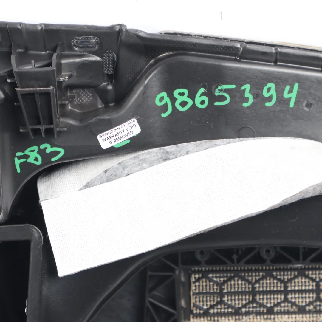  Dashboard Dash Panel BMW F30 F32 LCI Head-up Display Trim Panel Black Brown Seam - SKU rhd-9865394 - Part number 9865394