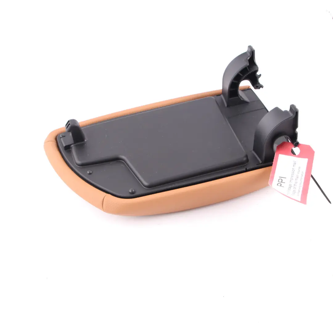 Centre Console Armrest BMW F20 F21 LCI Cover Panel Cognac Brown Leather to with Part number 9866961 Centre Console Armrest BMW F20 F21 LCI Cover Panel Cognac Brown Leather - SKU rhd-9866961 - Part number 9866961