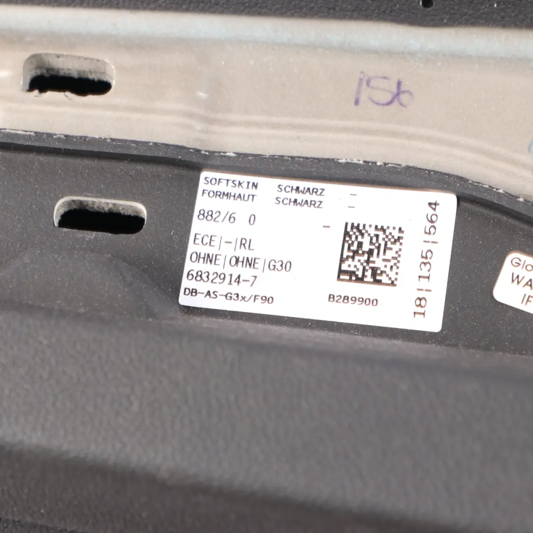 Dashboard Console BMW G30 G31 Dash Trim Covering Panel Sensatec Black to with Part number 9868800 Dashboard Console BMW G30 G31 Dash Trim Covering Panel Sensatec Black - SKU rhd-9868800 - Part number 9868800