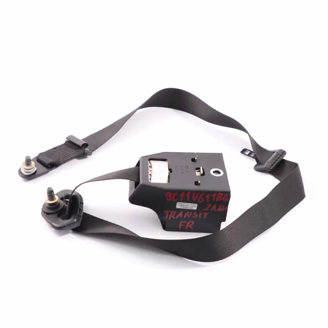 Belt Front Middle Centre Right O/S Black to Ford Transit MK7 Seat with Part number 9C11V611B62AAW Ford Transit MK7 Seat Belt Front Middle Centre Right O/S Black - SKU rhd-9C11V611B62AAW - Part number 9C11V611B62AAW