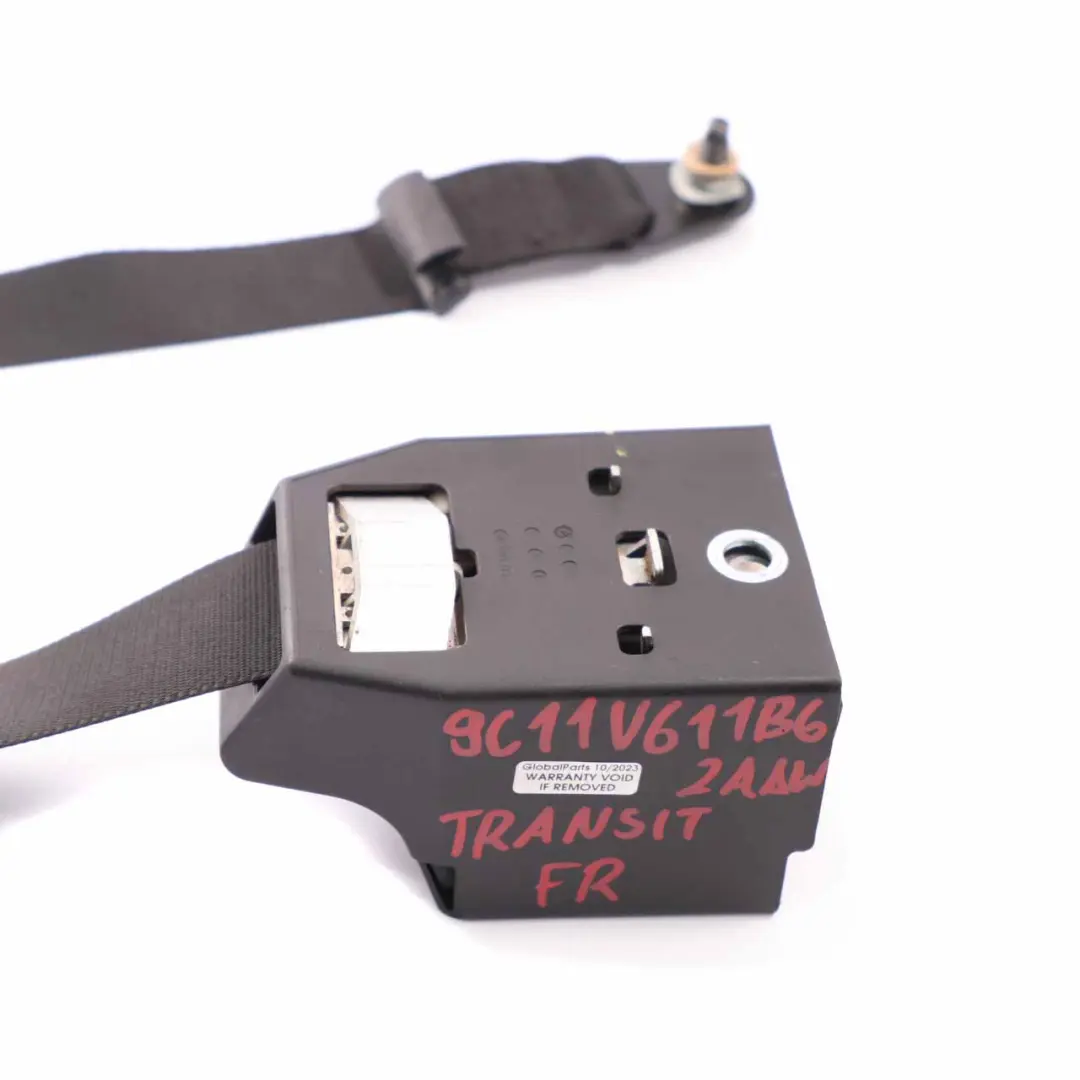 Belt Front Middle Centre Right O/S Black to Ford Transit MK7 Seat with Part number 9C11V611B62AAW Ford Transit MK7 Seat Belt Front Middle Centre Right O/S Black - SKU rhd-9C11V611B62AAW - Part number 9C11V611B62AAW