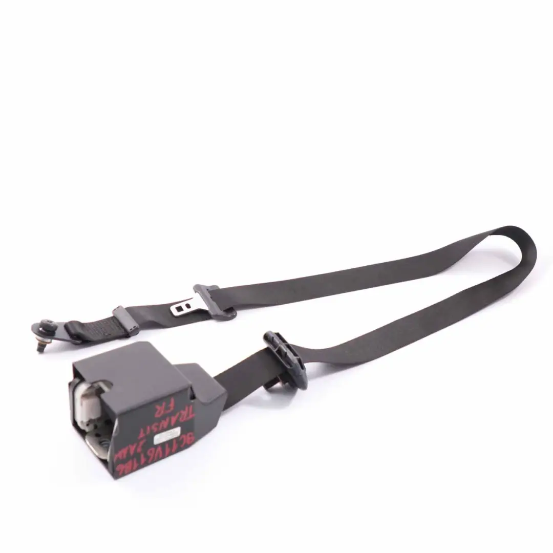 Belt Front Middle Centre Right O/S Black to Ford Transit MK7 Seat with Part number 9C11V611B62AAW Ford Transit MK7 Seat Belt Front Middle Centre Right O/S Black - SKU rhd-9C11V611B62AAW - Part number 9C11V611B62AAW