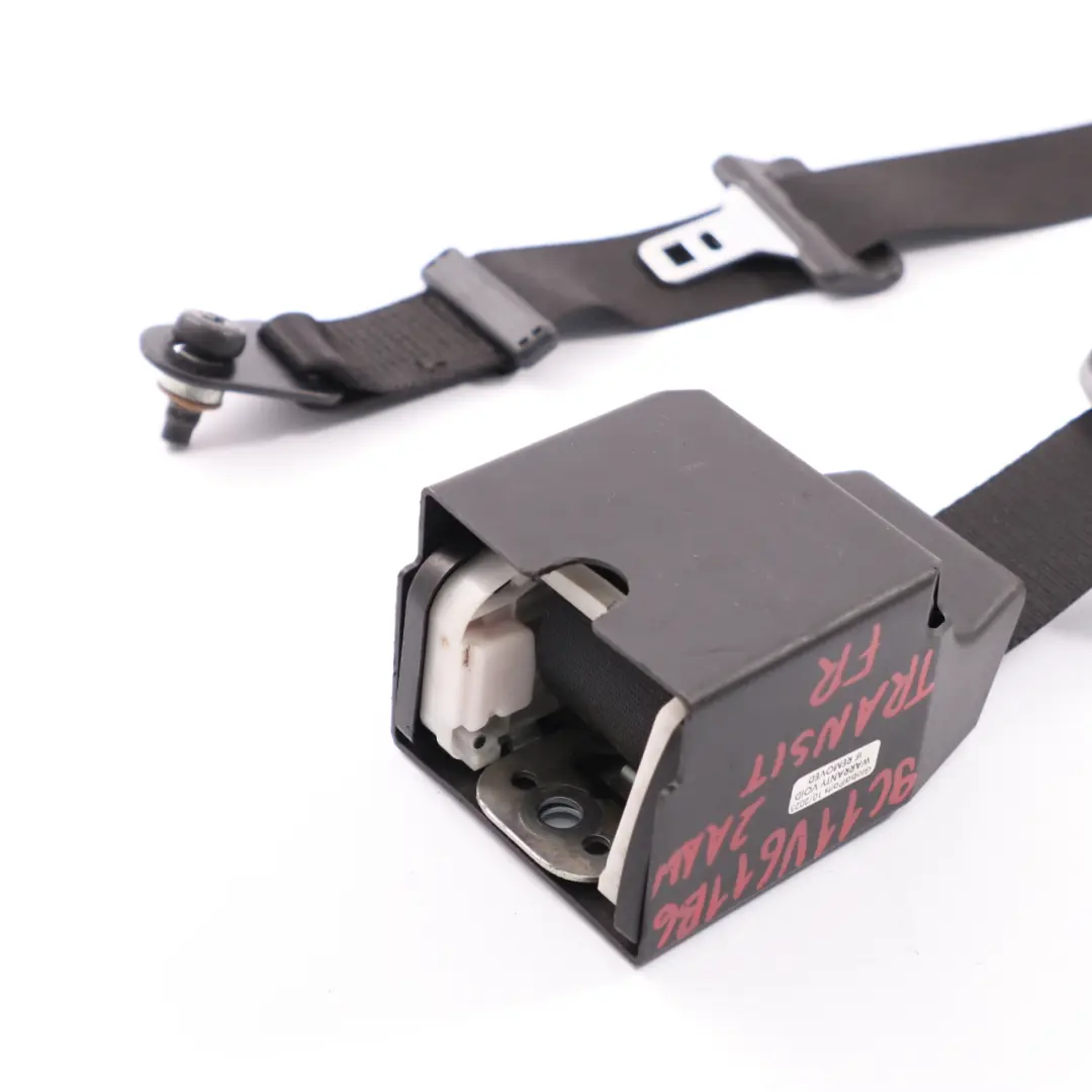 Belt Front Middle Centre Right O/S Black to Ford Transit MK7 Seat with Part number 9C11V611B62AAW Ford Transit MK7 Seat Belt Front Middle Centre Right O/S Black - SKU rhd-9C11V611B62AAW - Part number 9C11V611B62AAW