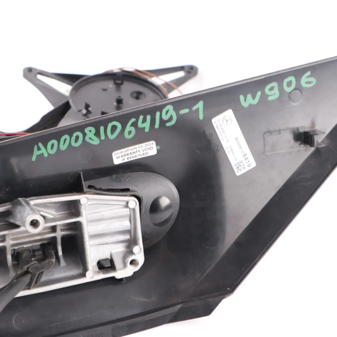 Wing Mirror Door Left N/S Electric Black to Mercedes Sprinter W906 with Part number A0008106419 Mercedes Sprinter W906 Wing Mirror Door Left N/S Electric Black - SKU rhd-A0008106419-1 - Part number A0008106419