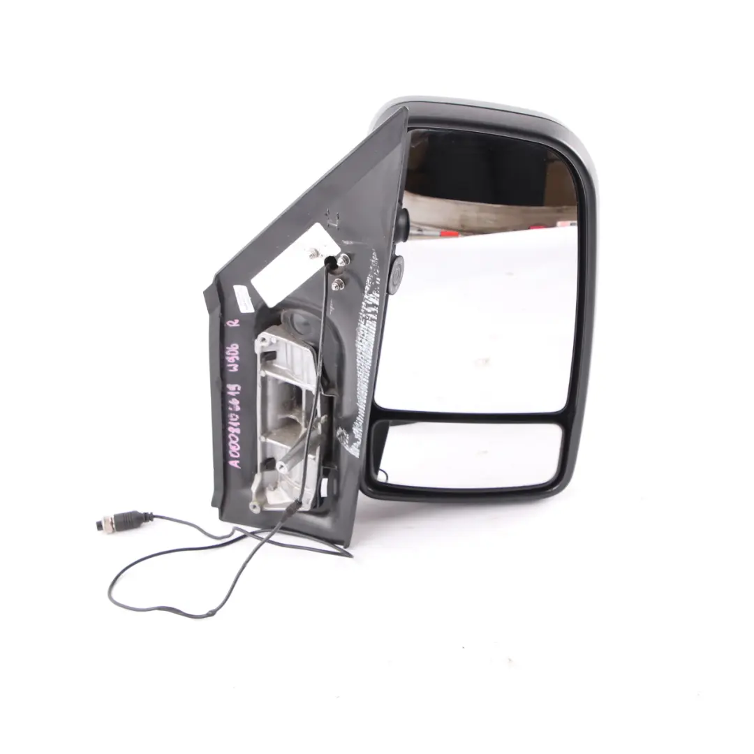 Wing Mirror Mercedes W906 Right O/S Camera Outside Door Black to with Part number A0008106619 Wing Mirror Mercedes W906 Right O/S Camera Outside Door Black - SKU rhd-A0008106619 - Part number A0008106619