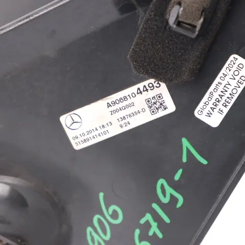 Mercedes W906 Wing Mirror Carrier Housing Right O/S Park Assist A9068107193 - SKU rhd-A0008106719-1 - Part number A0008106719