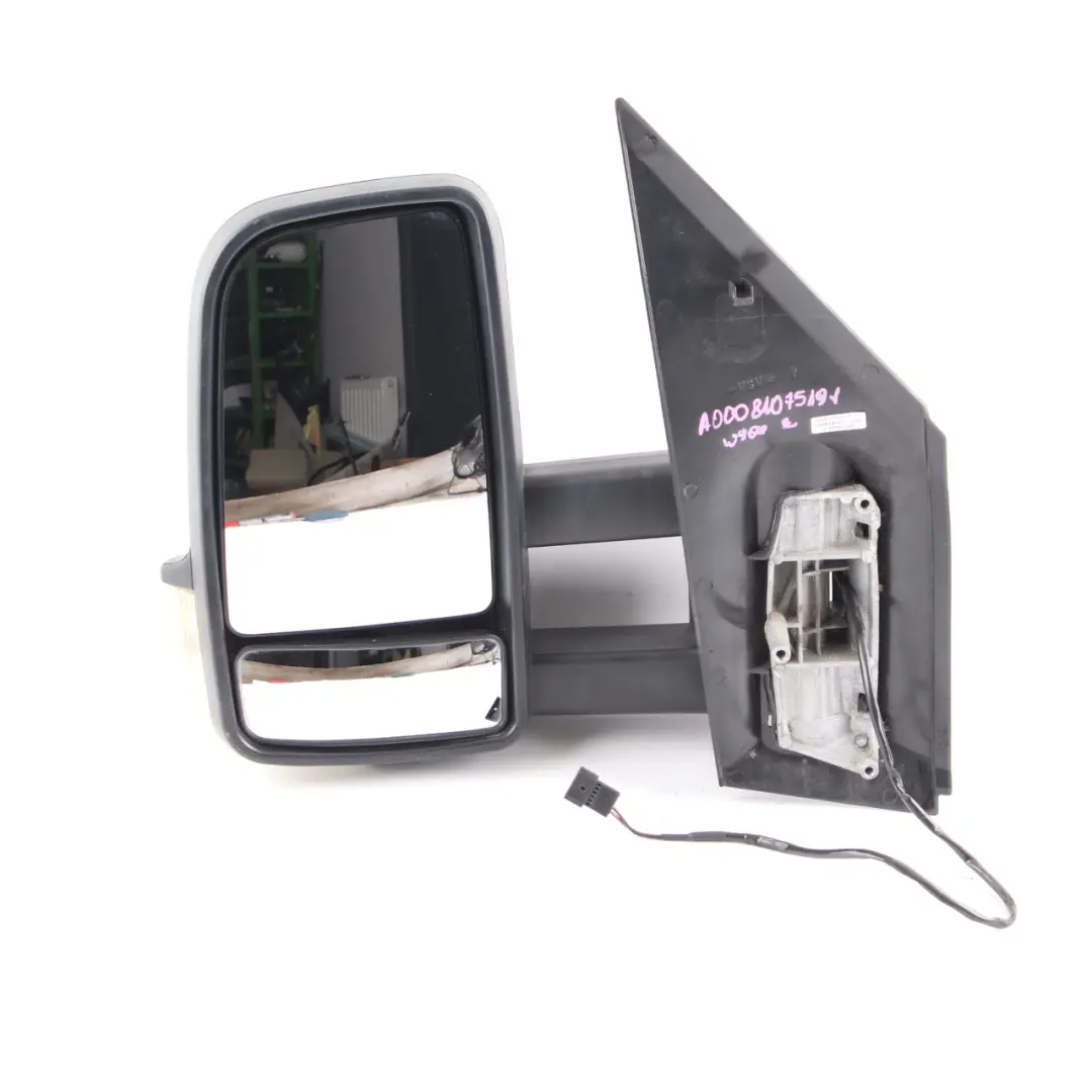 Wing Mirror Heated Door Left N/S Primed to Mercedes W906 with Part number A0008107519 Mercedes W906 Wing Mirror Heated Door Left N/S Primed - SKU rhd-A0008107519 - Part number A0008107519