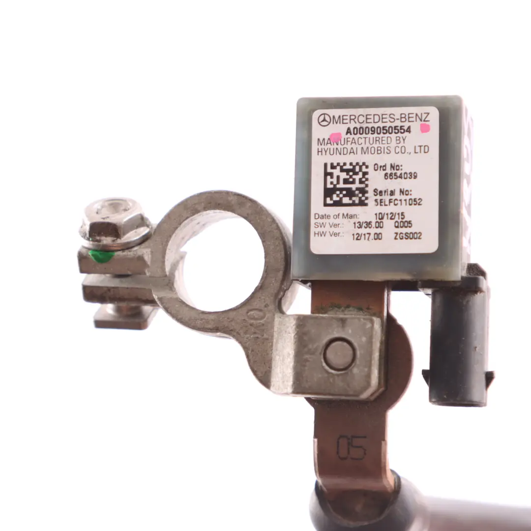 Sensor Mercedes W205 X253 Negative Minus Terminal Lead Cable to Battery with Part number A0009050554 Battery Sensor Mercedes W205 X253 Negative Minus Terminal Lead Cable - SKU rhd-A0009050554 - Part number A0009050554