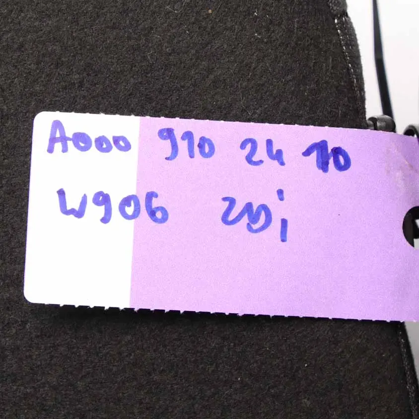 Front Seat Mercedes W906 Passenger Double Seat Left N/S Cloth Fabric Black Tunja to with Part number A0009102410 Front Seat Mercedes W906 Passenger Double Seat Left N/S Cloth Fabric Black Tunja - SKU rhd-A0009102410 - Part number A0009102410