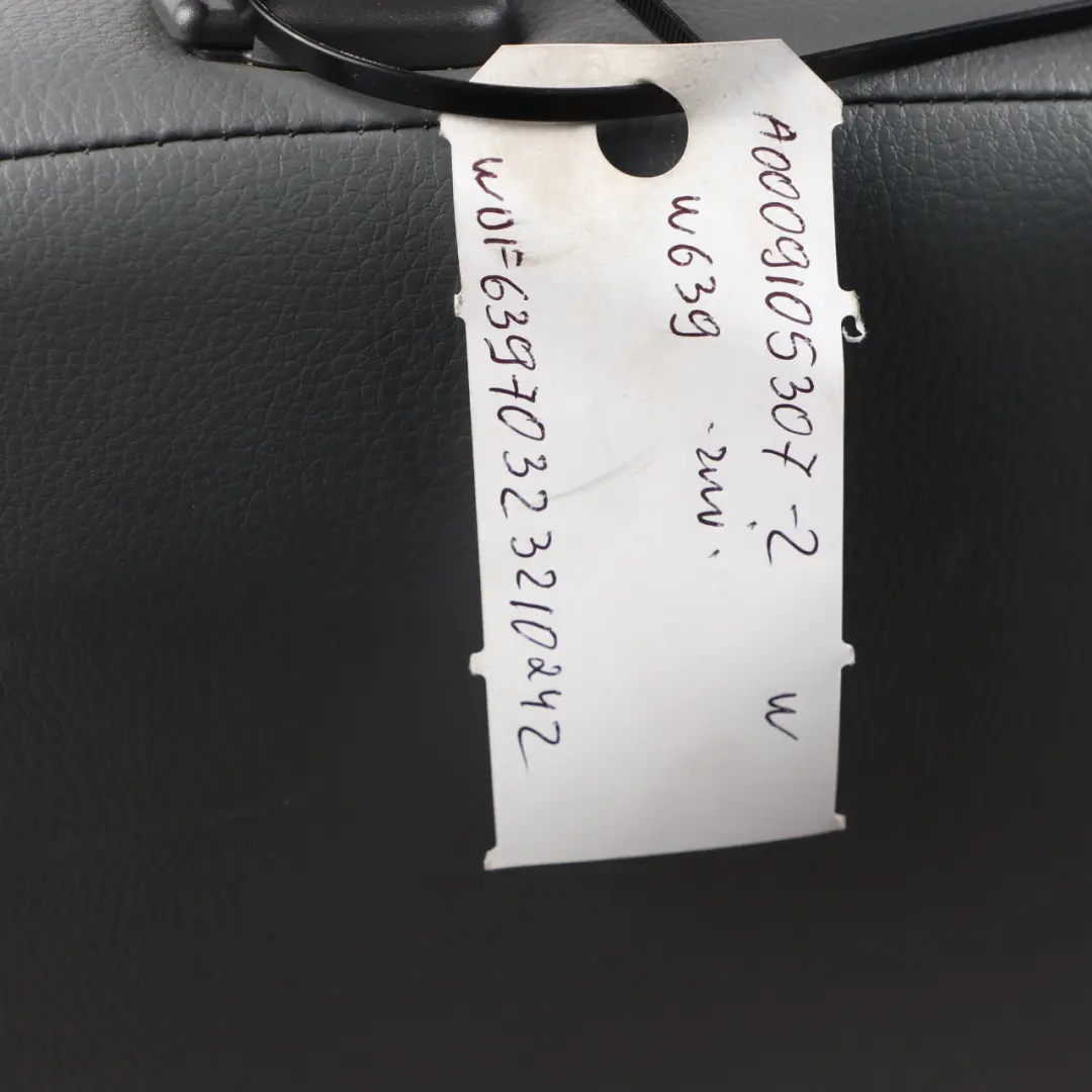 Front Seat Mercedes Vito W639 Left N/S Double Passenger Grey Leather Interior to with Part number A0009105307 Front Seat Mercedes Vito W639 Left N/S Double Passenger Grey Leather Interior - SKU rhd-A0009105307-2 - Part number A0009105307
