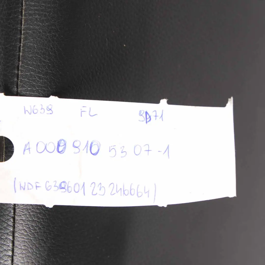 Front Seat Mercedes Vito W639 Left N/S Passenger Cloth Fabric Mateo Anthracite to with Part number A0009105307 Front Seat Mercedes Vito W639 Left N/S Passenger Cloth Fabric Mateo Anthracite - SKU rhd-A0009105307-1 - Part number A0009105307