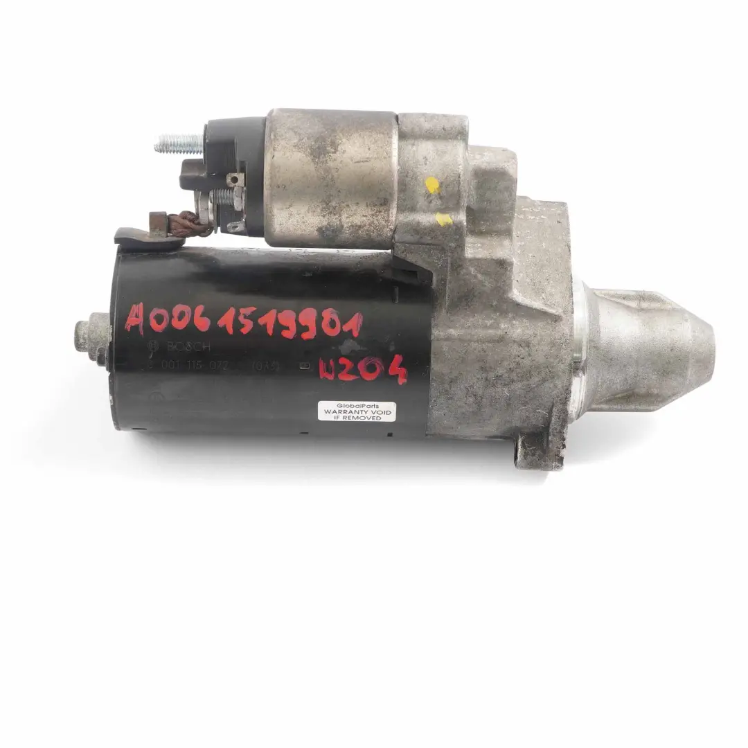 Starter Motor Mercedes W204 W212 OM642 Diesel Engine Starter to with Part number A0061519901 Starter Motor Mercedes W204 W212 OM642 Diesel Engine Starter - SKU rhd-A0061519901 - Part number A0061519901