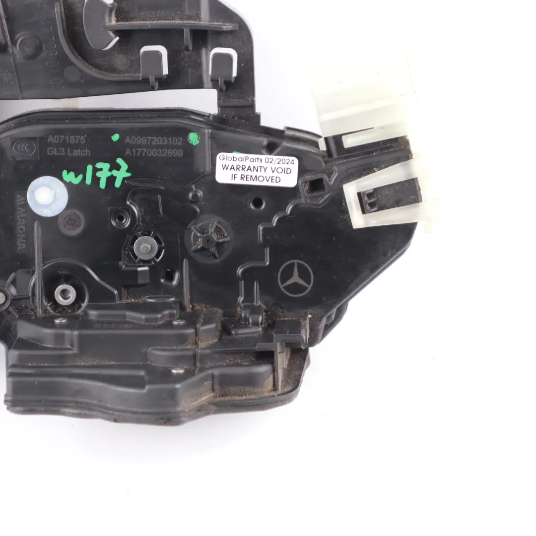 Mercedes W177 Door Lock Front Left N/S Latch Catch Mechanism - SKU rhd-A0997203102 - Part number A0997203102