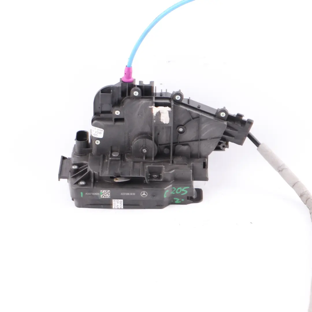 Door Lock Latch Mechanism Actuator Front Right O/S to Mercedes C205 with Part number A0997203500 Mercedes C205 Door Lock Latch Mechanism Actuator Front Right O/S - SKU rhd-A0997203500 - Part number A0997203500