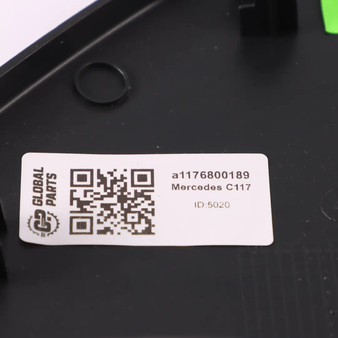 Dashboard Side Cover Left N/S Panel Trim Black to Mercedes CLA C117 with Part number A1176800189 Mercedes CLA C117 Dashboard Side Cover Left N/S Panel Trim Black - SKU rhd-A1176800189 - Part number A1176800189