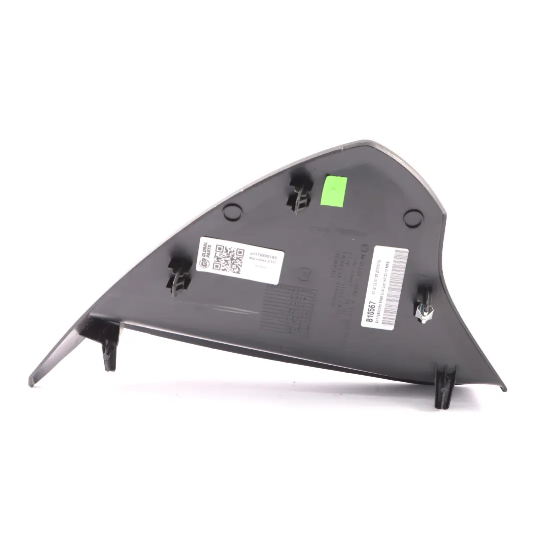 Dashboard Side Cover Left N/S Panel Trim Black to Mercedes CLA C117 with Part number A1176800189 Mercedes CLA C117 Dashboard Side Cover Left N/S Panel Trim Black - SKU rhd-A1176800189 - Part number A1176800189