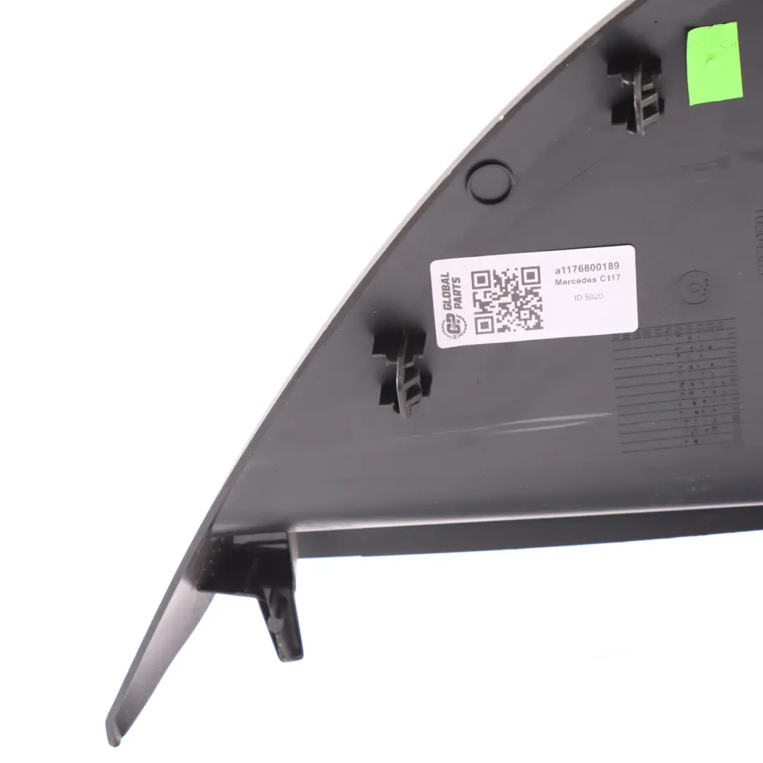 Mercedes CLA C117 Dashboard Side Cover Left N/S Panel Trim Black - SKU rhd-A1176800189 - Part number A1176800189