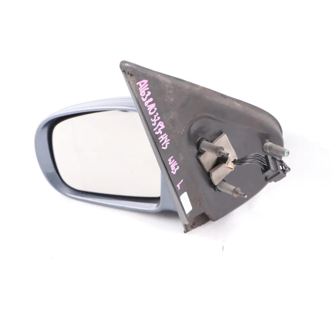 Mercedes ML W163 Wing Mirror Door Left N/S Power Fold Hydro Silver - 353 - SKU rhd-A1638103393-HYS - Part number A1638103393