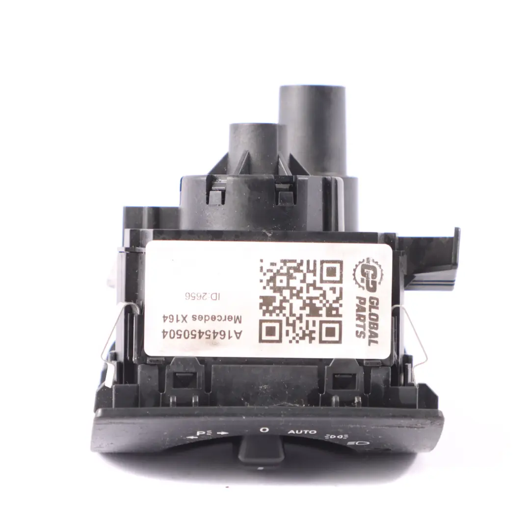 Mercedes ML W164 Headlight Light Switch Unit Button Panel Black - SKU rhd-A1645450504 - Part number A1645450504