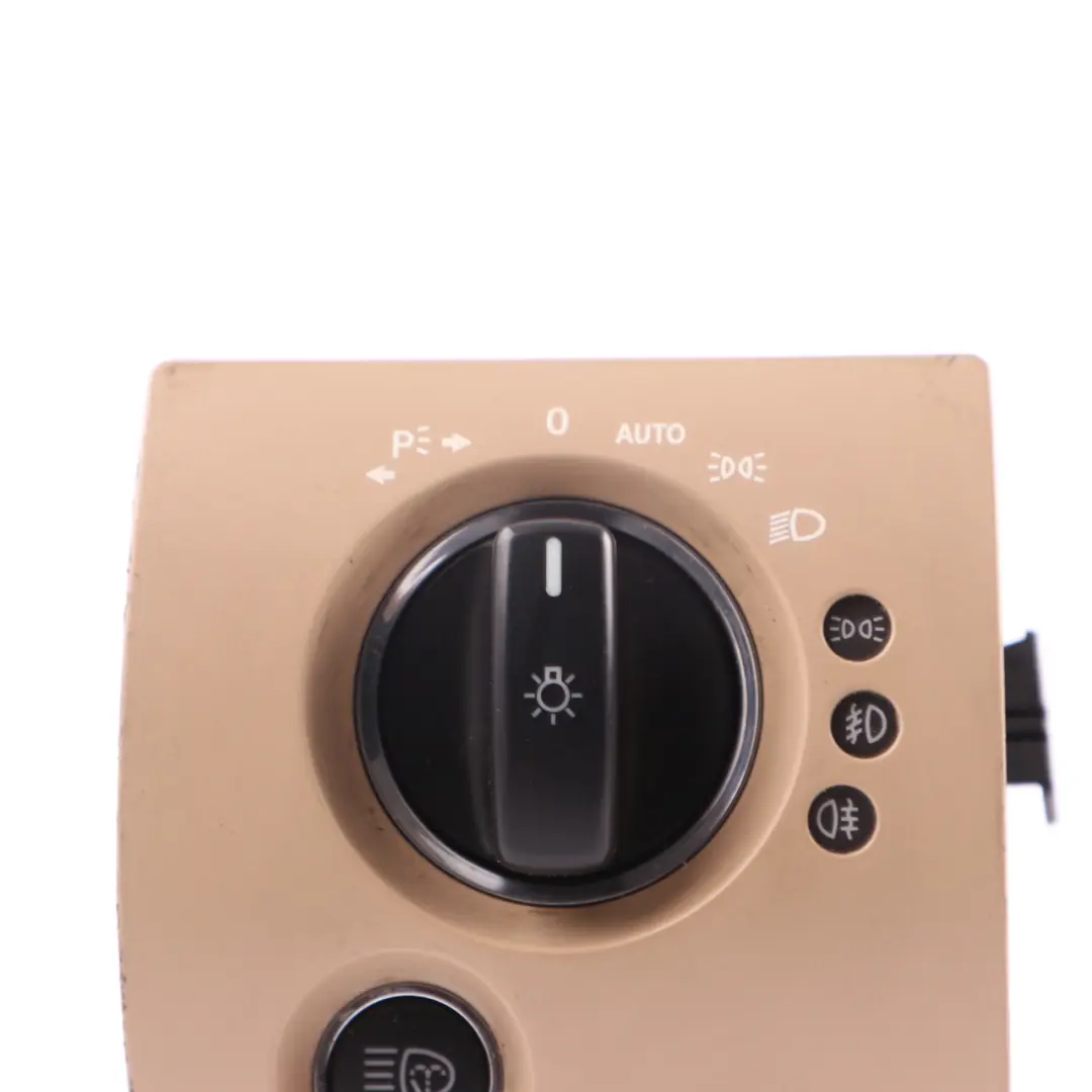 Headlight Light Switch Unit Button Panel Beige to Mercedes ML W164 with Part number A1645450704 Mercedes ML W164 Headlight Light Switch Unit Button Panel Beige - SKU rhd-A1645450704 - Part number A1645450704