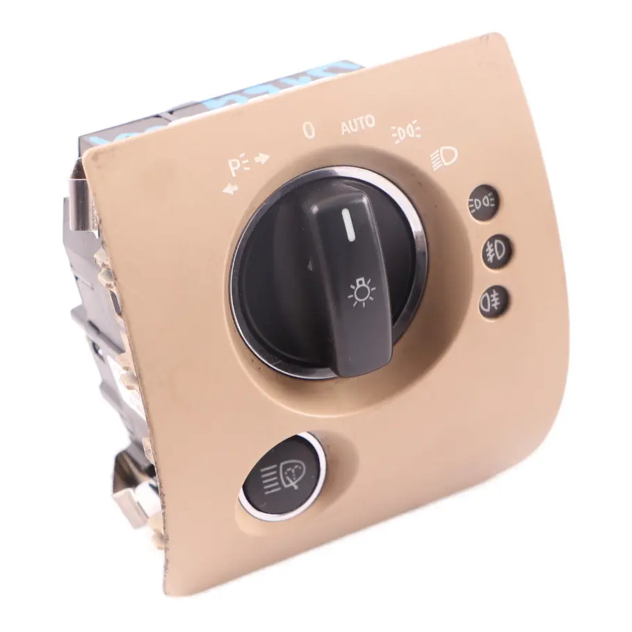 Headlight Light Switch Unit Button Panel Beige to Mercedes ML W164 with Part number A1645450704 Mercedes ML W164 Headlight Light Switch Unit Button Panel Beige - SKU rhd-A1645450704 - Part number A1645450704