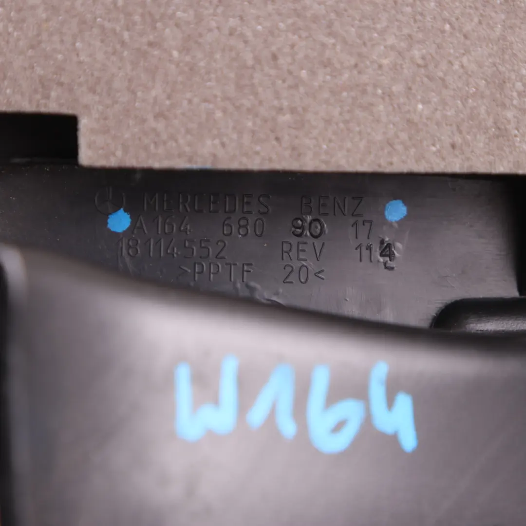 Driver's Side Under Dash Trim Panel Cover to Mercedes ML W164 GL X164 with Part number A1646809017 Mercedes ML W164 GL X164 Driver's Side Under Dash Trim Panel Cover - SKU rhd-A1646809017 - Part number A1646809017