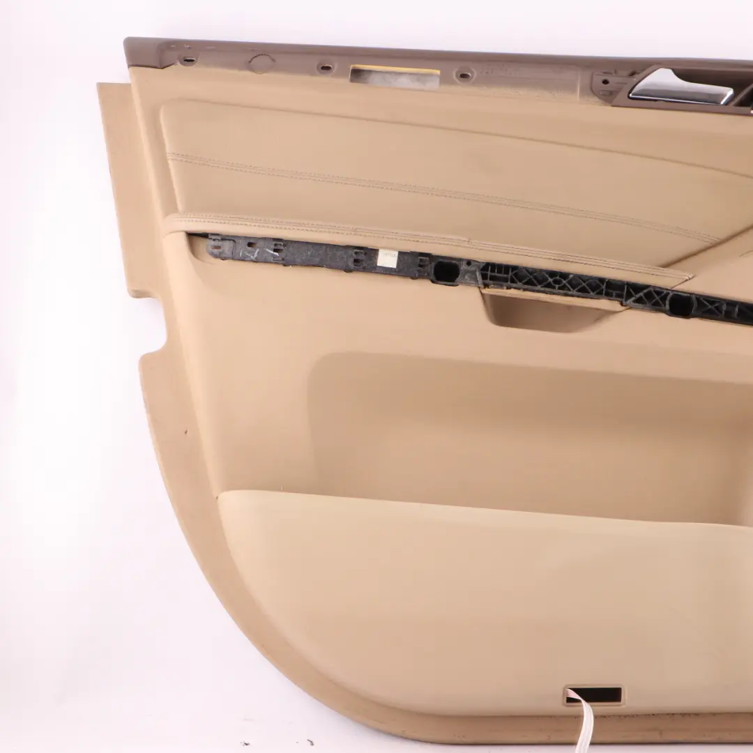 Mercedes ML W164 Door Card Front Left N/S AMG Trim Cover Panelling Leather Brown - SKU rhd-A1647200562 - Part number A1647200562