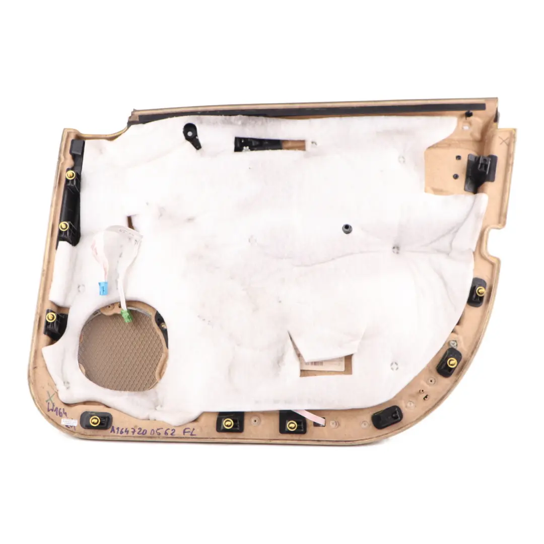 Door Card Front Left N/S AMG Trim Cover Panelling Leather Brown to Mercedes ML W164 with Part number A1647200562 Mercedes ML W164 Door Card Front Left N/S AMG Trim Cover Panelling Leather Brown - SKU rhd-A1647200562 - Part number A1647200562