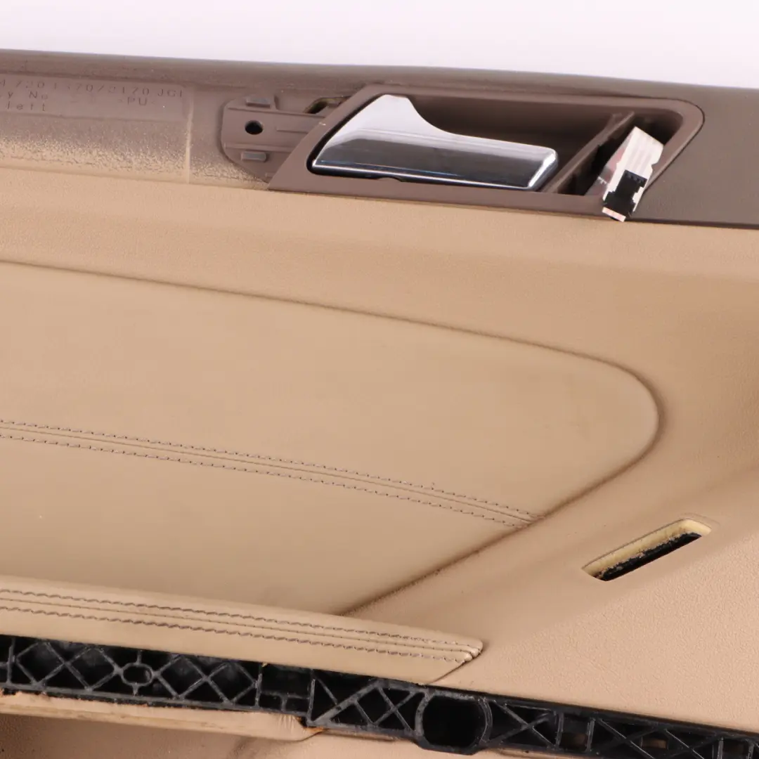 Mercedes ML W164 Door Card Front Left N/S AMG Trim Cover Panelling Leather Brown - SKU rhd-A1647200562 - Part number A1647200562