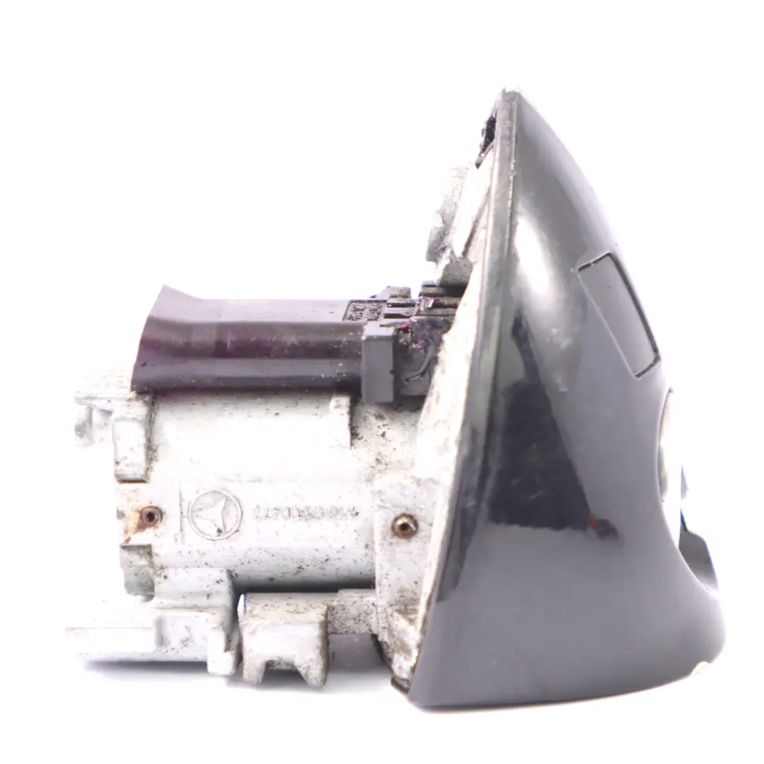 Mercedes W164 Lock Cylinder Cover Front Right O/S Handle Obsidian Black 197 - SKU rhd-A1647600477-OB - Part number A1647600477