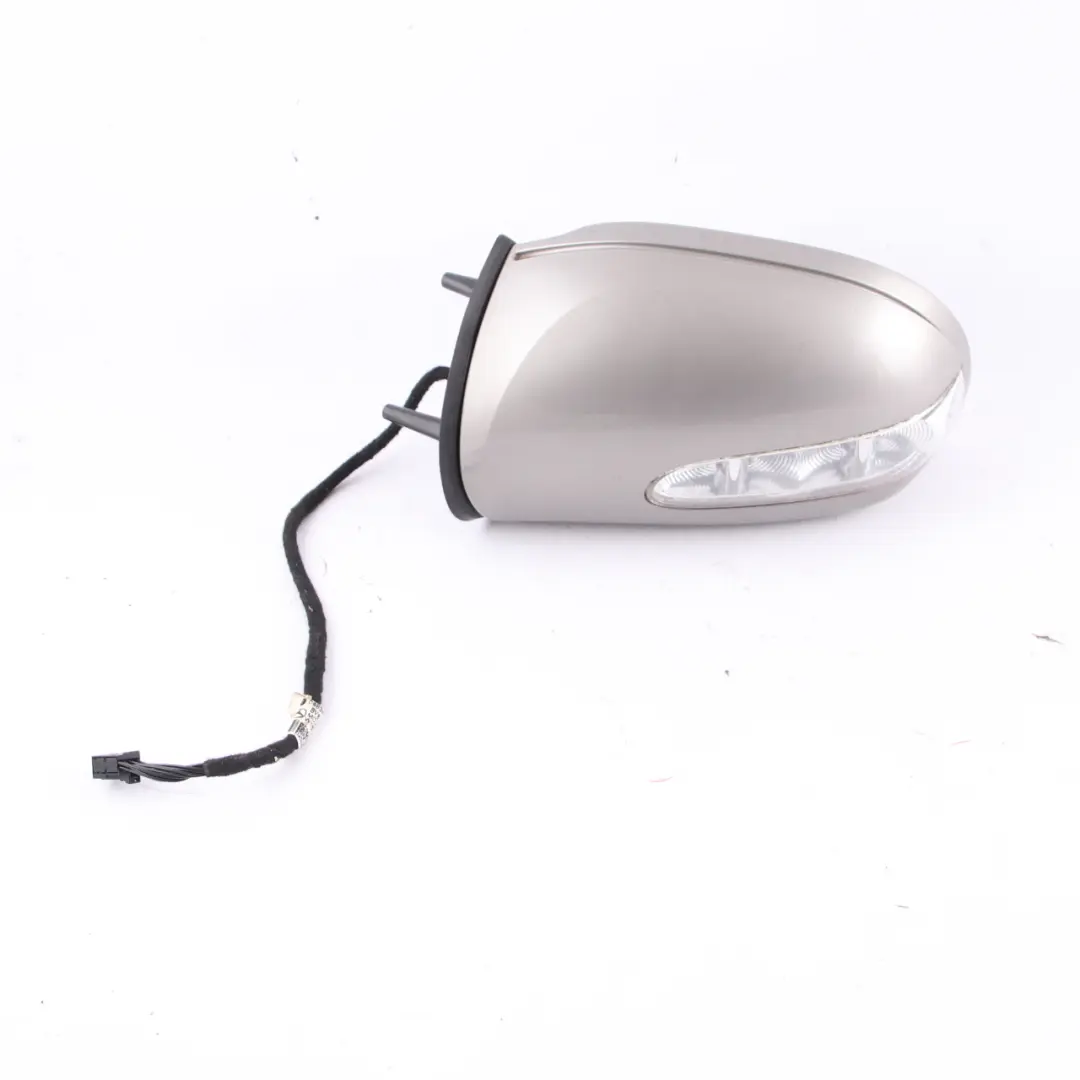 Wing Mirror Left N/S Power Fold Cubanite Silver - 723 to Mercedes ML W164 with Part number A1648100593 Mercedes ML W164 Wing Mirror Left N/S Power Fold Cubanite Silver - 723 - SKU rhd-A1648100593-CS - Part number A1648100593