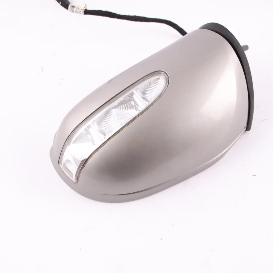Wing Mirror Left N/S Power Fold Cubanite Silver - 723 to Mercedes ML W164 with Part number A1648100593 Mercedes ML W164 Wing Mirror Left N/S Power Fold Cubanite Silver - 723 - SKU rhd-A1648100593-CS - Part number A1648100593
