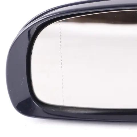 Mercedes ML W164 Wing Mirror Left N/S Power Fold Tanzanite Blue Metallic - 359 - SKU rhd-A1648100593-TB - Part number A1648100593