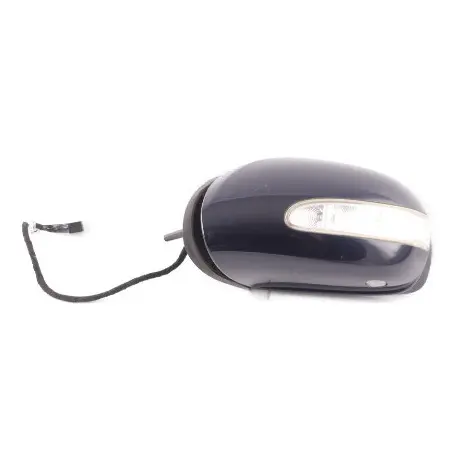 Mercedes ML W164 Wing Mirror Left N/S Power Fold Tanzanite Blue Metallic - 359 - SKU rhd-A1648100593-TB - Part number A1648100593
