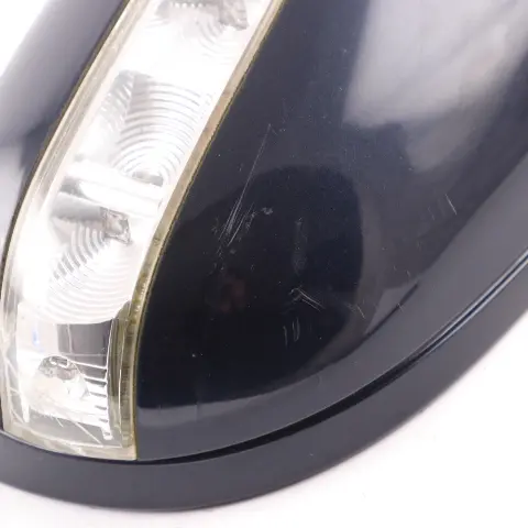 Mercedes ML W164 Wing Mirror Left N/S Power Fold Tanzanite Blue Metallic - 359 - SKU rhd-A1648100593-TB - Part number A1648100593