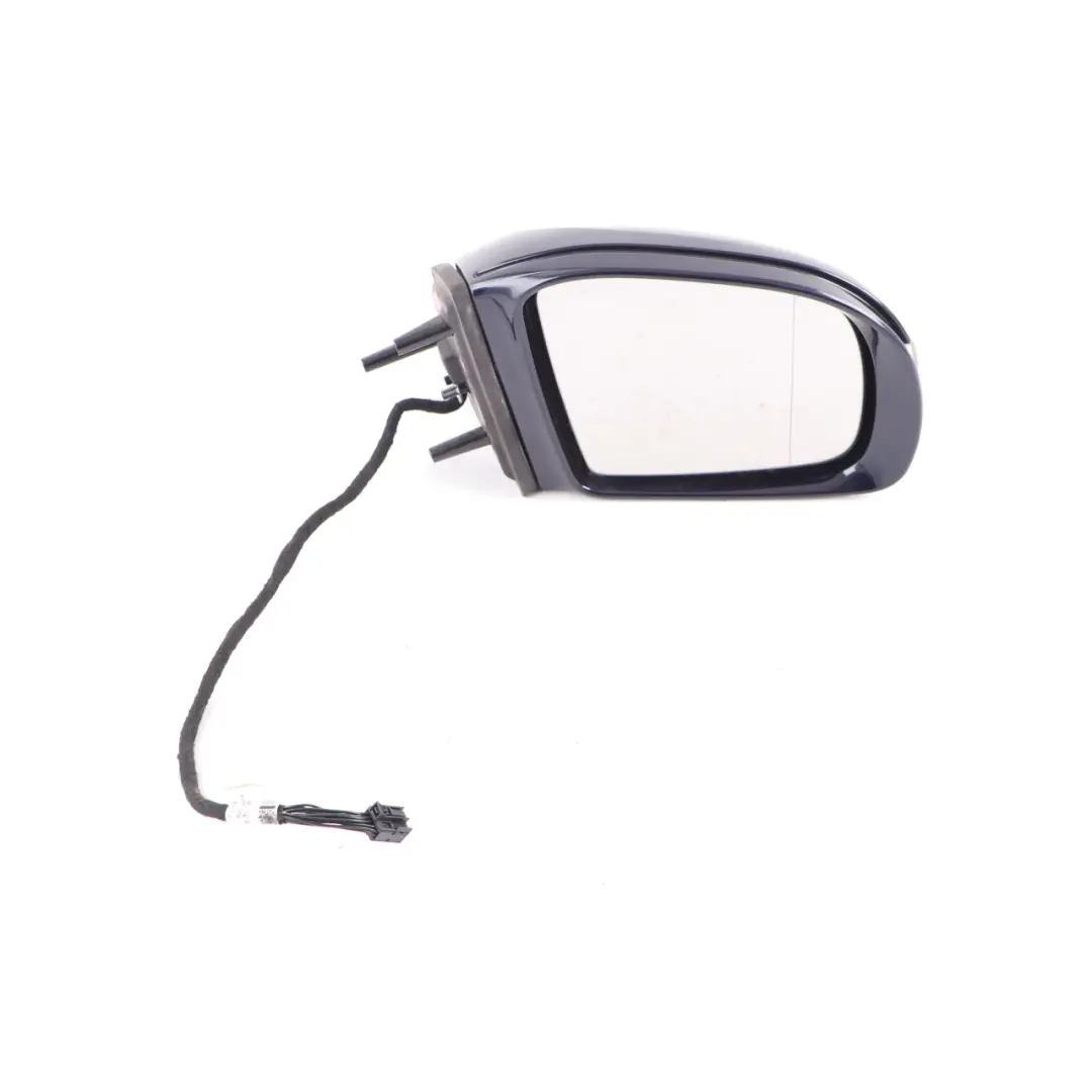 Mercedes ML W164 Wing Mirror Right O/S Power Fold Tanzanite Blue Metallic - 359 - SKU rhd-A1648100693-TB - Part number A1648100693