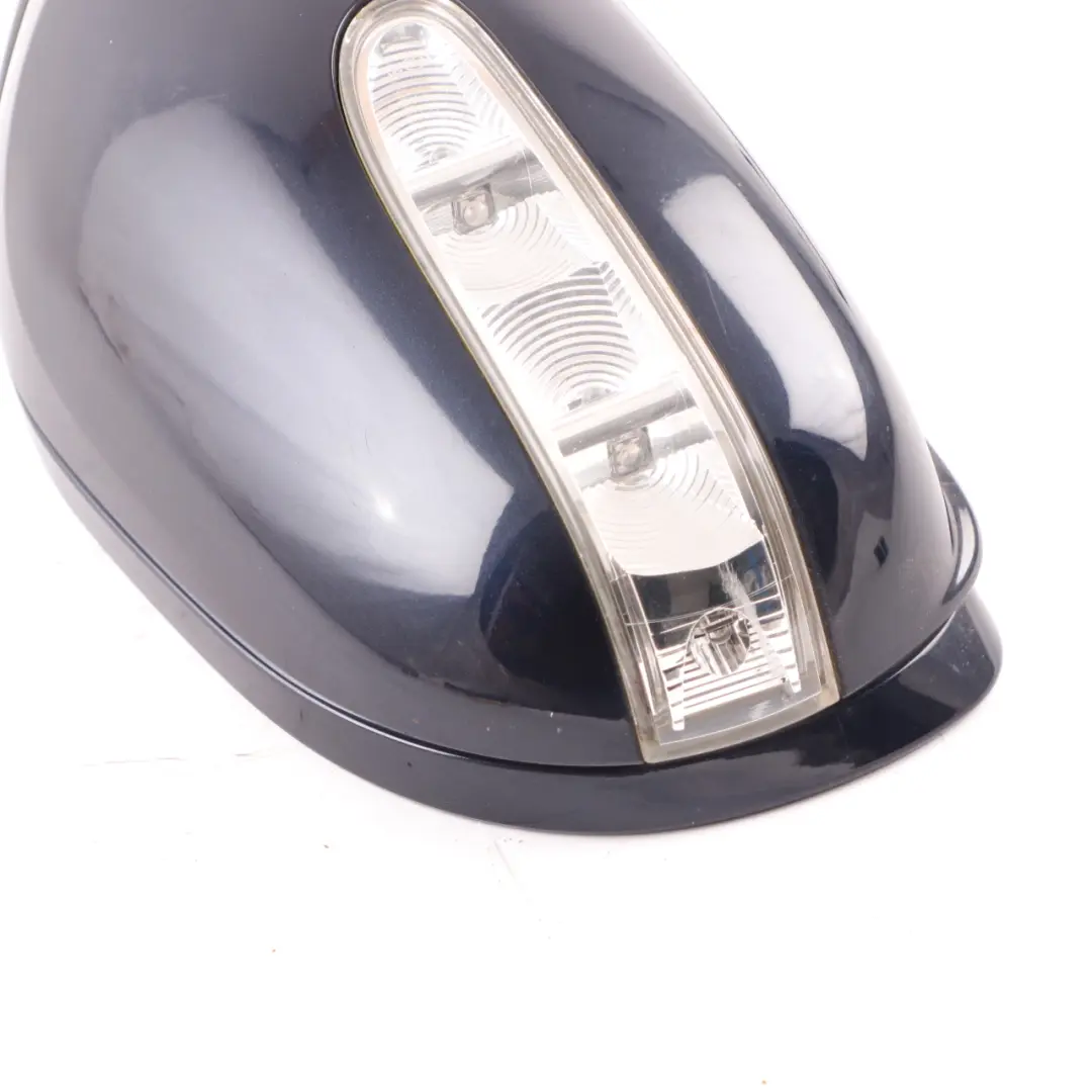 Mercedes ML W164 Wing Mirror Right O/S Power Fold Tanzanite Blue Metallic - 359 - SKU rhd-A1648100693-TB - Part number A1648100693